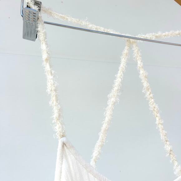 Free People Intimately Star Crochet Midi Dress Cream White Bridal Medium - Picture 7 of 9